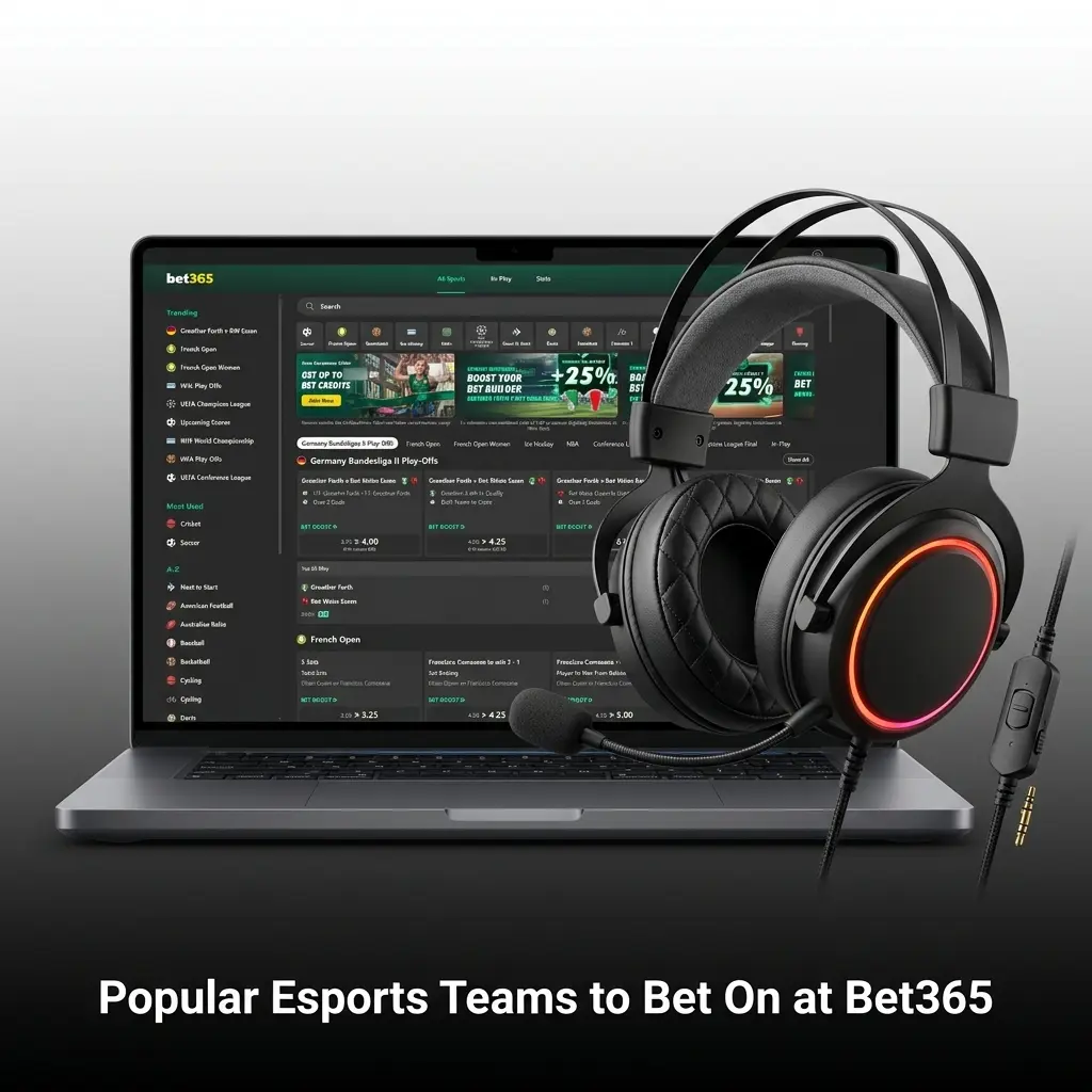 Popular esports teams to bet on at Bet365 across CS2, Dota 2, LoL, Valorant, PUBG, MLBB, and CoD