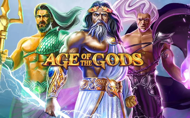 Spin Age of the Gods slot reels online at Bet365.