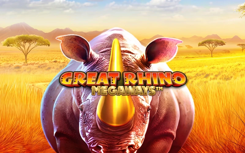 Spin Great Rhino Megaways slot reels online on Bet365 platform.