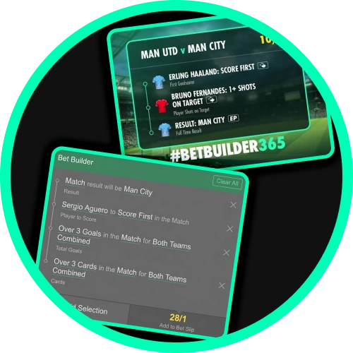 Build custom sports bets easily using Bet Builder on Bet365.
