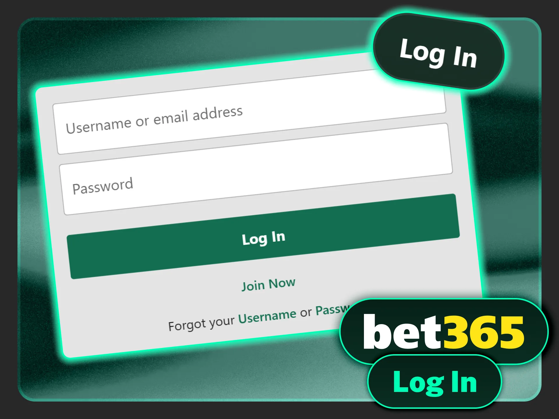 Log in to your personal account on Bet365 India platform.